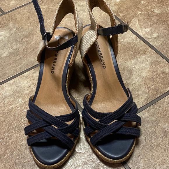 Lucky Brand Shoes - Lucky Brand Navy Espadrille 8N Sandals